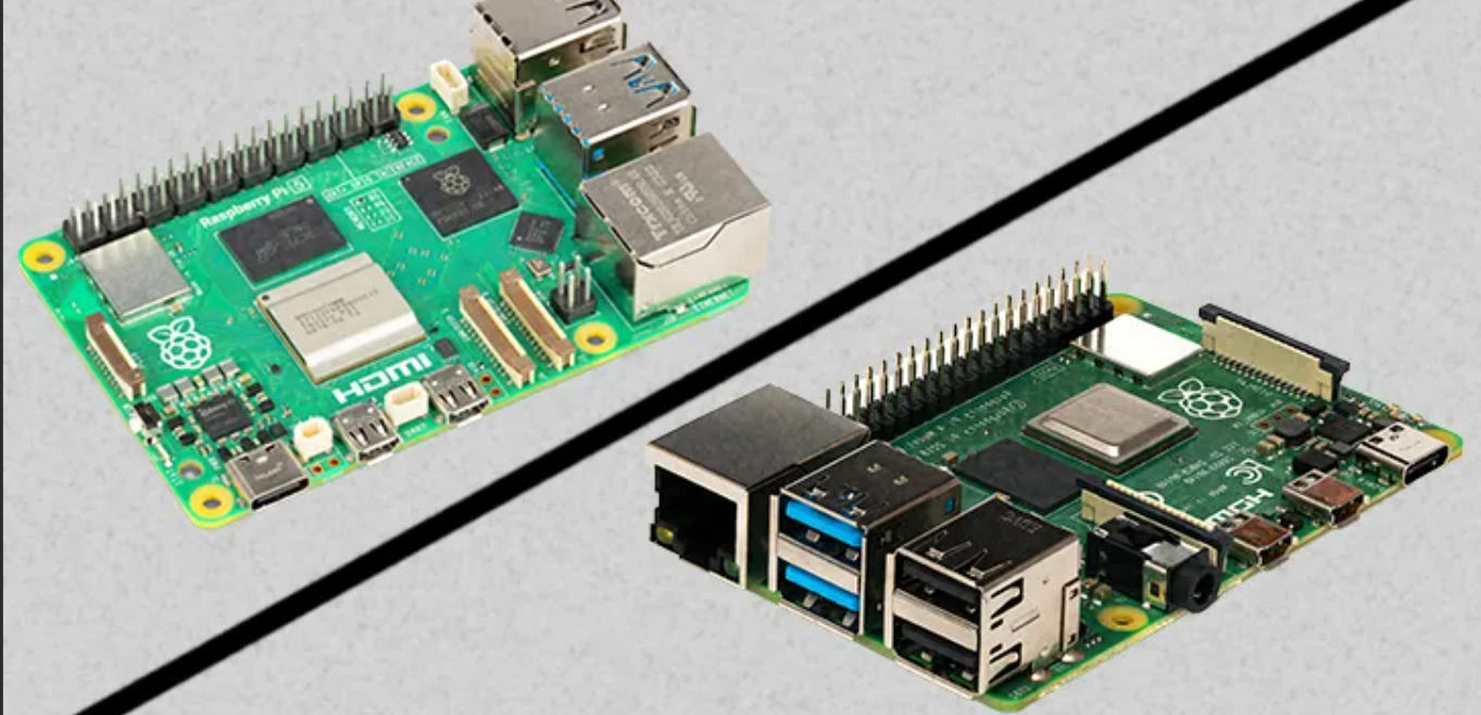 Raspberry Pi 5 vs Raspberry Pi 4 Board Comparison