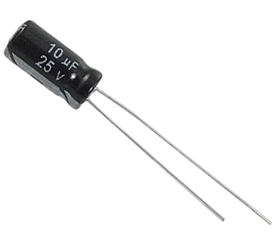 10 µF Capacitor – Electrolytic / Ceramic (Various Voltages)