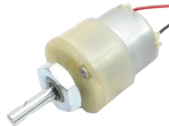 12V DC Geared Motor – 300 RPM (High-Speed, Medium Torque)