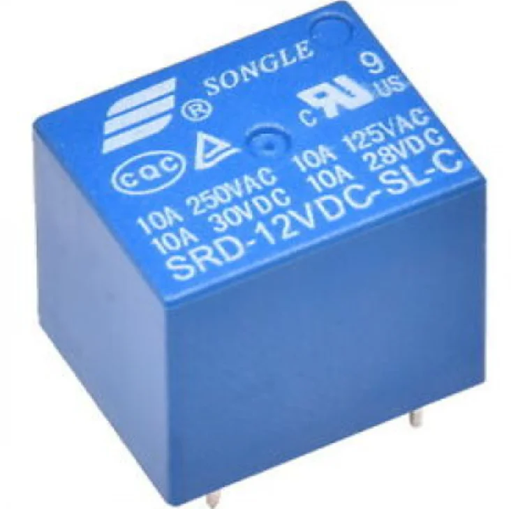 12V Relay – SPDT 5-Pin Electromechanical Relay for Automation, DIY & Industrial Control