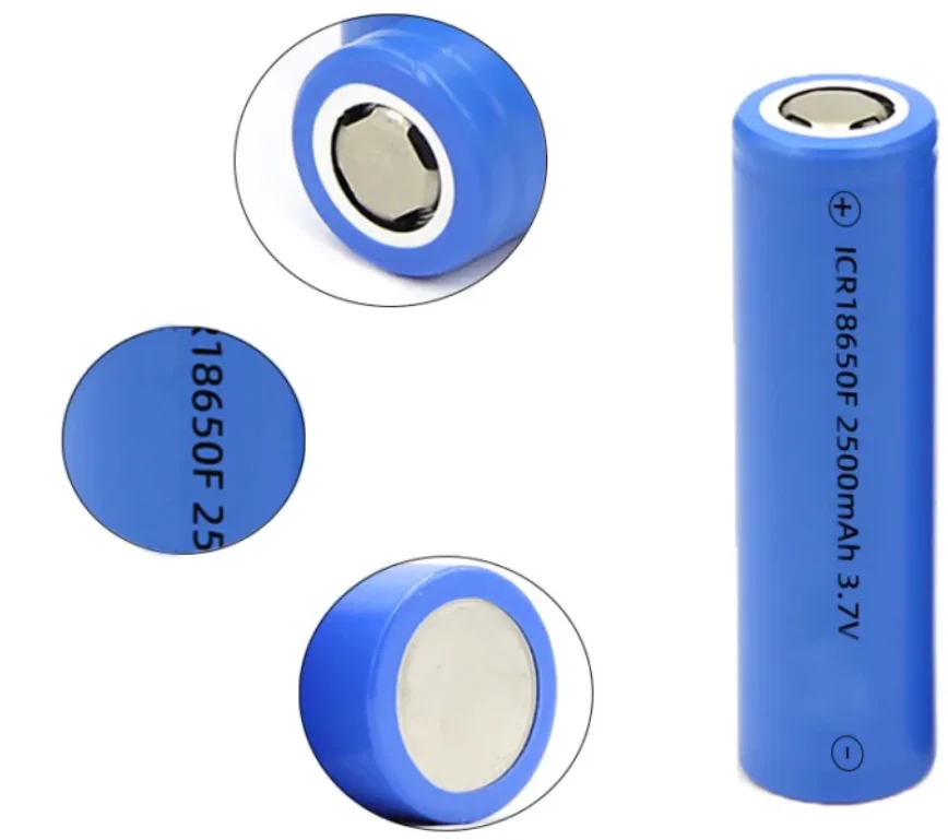 18650 2500mAh Lithium-ion Rechargeable Battery (3.7V)