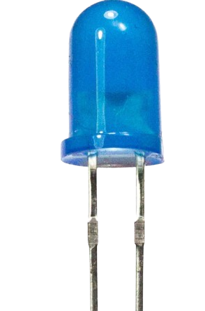 5mm Blue LED – Bright Diffused/Transparent Round Light