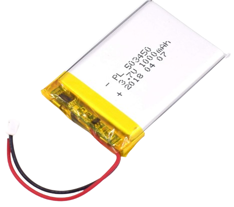 Li-Po Battery 3.7V 1000mAh Rechargeable Lithium Polymer Battery
