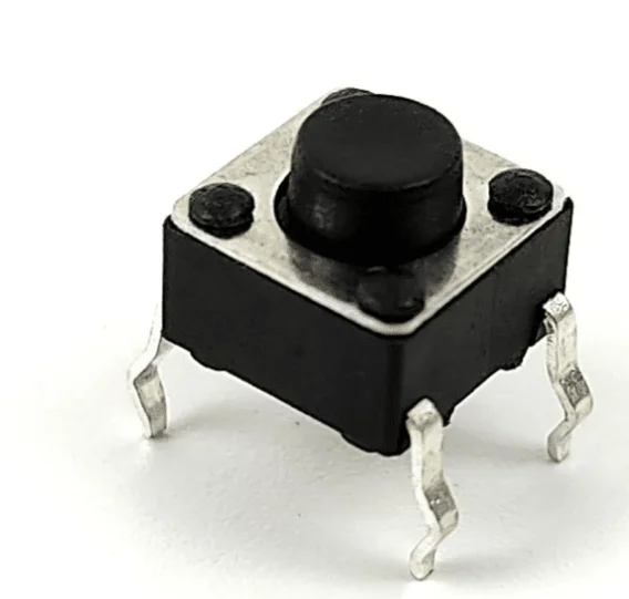 DPST Push Button Miniature Tactile Switch – 4 Pin Momentary Switch